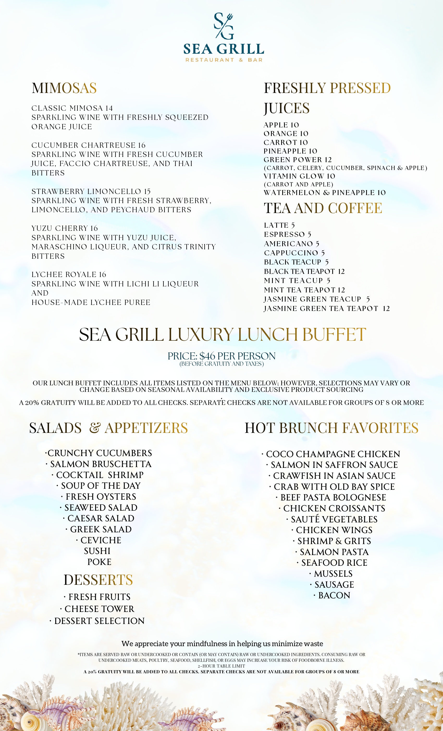 Lunch Menu page 2